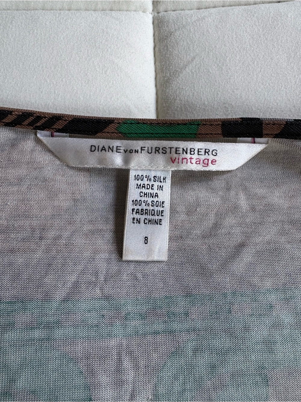 Diane Von Furstenberg vintage Silk Wrap Dress - Picture 4 of 7